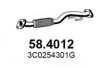 VW 3C0254301G Exhaust Pipe